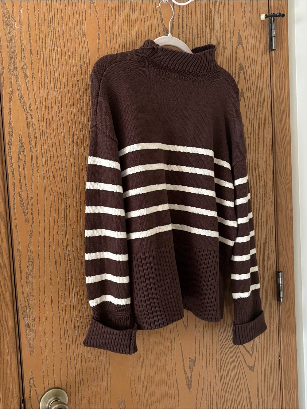 Veronica Beard Lancetti Nautical Striped Knit Sweater Sz L - Picture 3 of 5